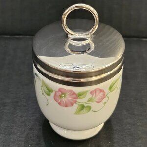 Royal Worcester Egg Coddler English Garden Made in England Single Egg